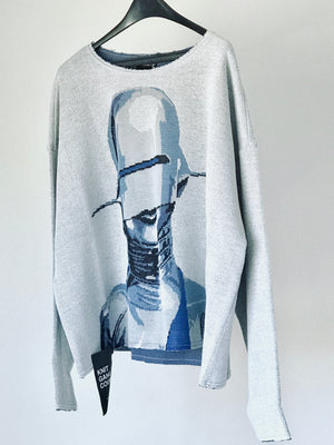 Hajime Sorayama Knit Shirt- KNIT GANG COUNCIL CREWNECK SWEATER "SEXY ROBOT"