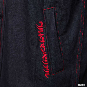 Darkness Heels Ultraman Belial Black Denim Shirt