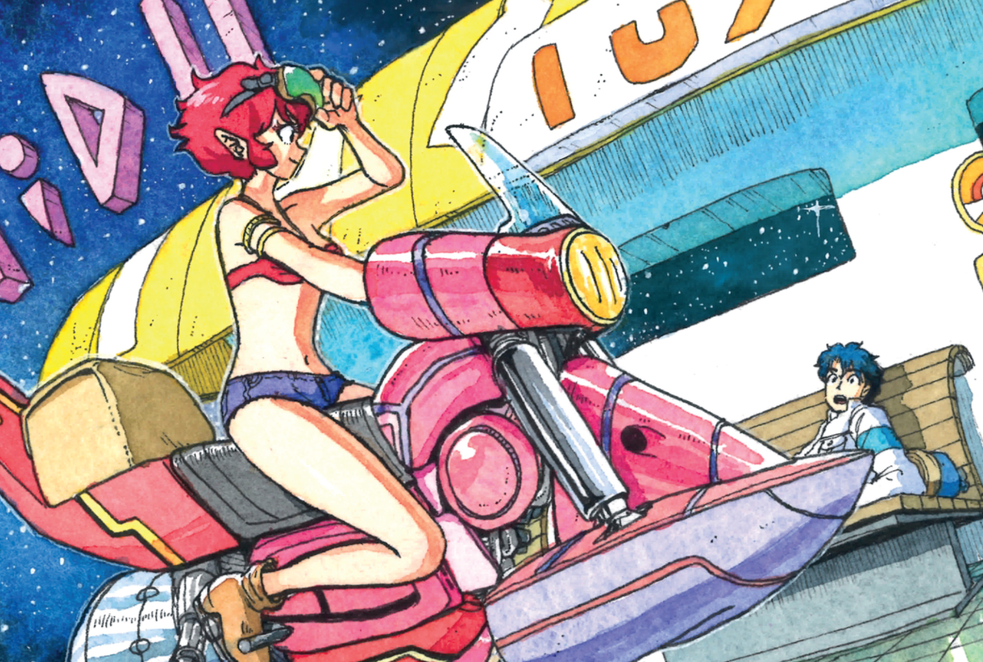 "Sazan & Comet Girl": A Retro Adventure