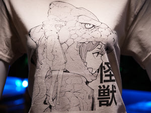 Acky Bright "Kawaii Kaiju" T-Shirt (Color Natural, Unisex)