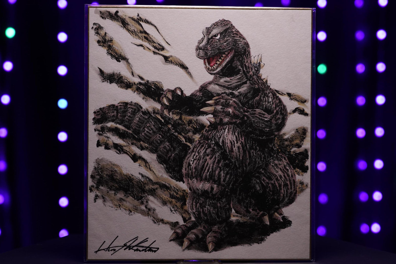 Hiroshi Kanatani Original Art  "Godzilla (King Kong Vs Godzilla)"
