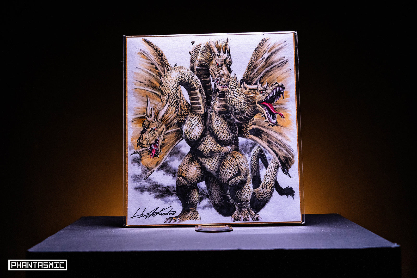 Hiroshi Kanatani Original Art "King Ghidorah (Showa Era)"