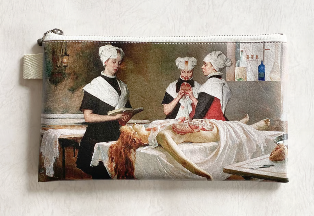 Eimi Suzuki Pouch "Three Girls in the Morgue"