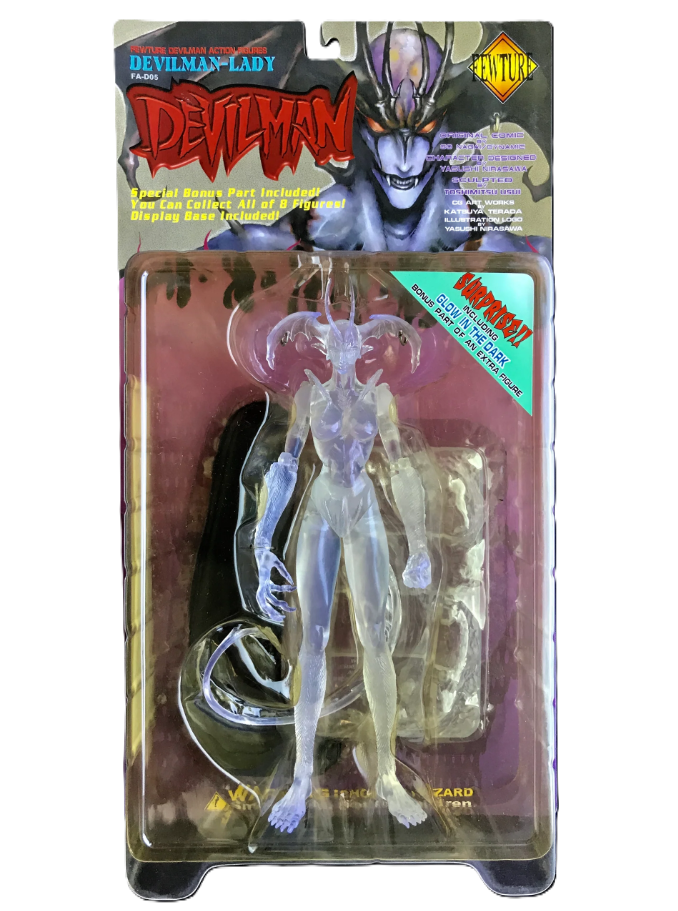 DEVILMAN-LADY  Fewture Devilman Action Figures Clear