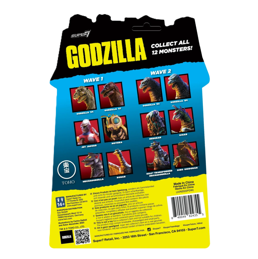 HALF-TRANSFORMED MECHAGODZILLA Toho ReAction Figure Wave 2