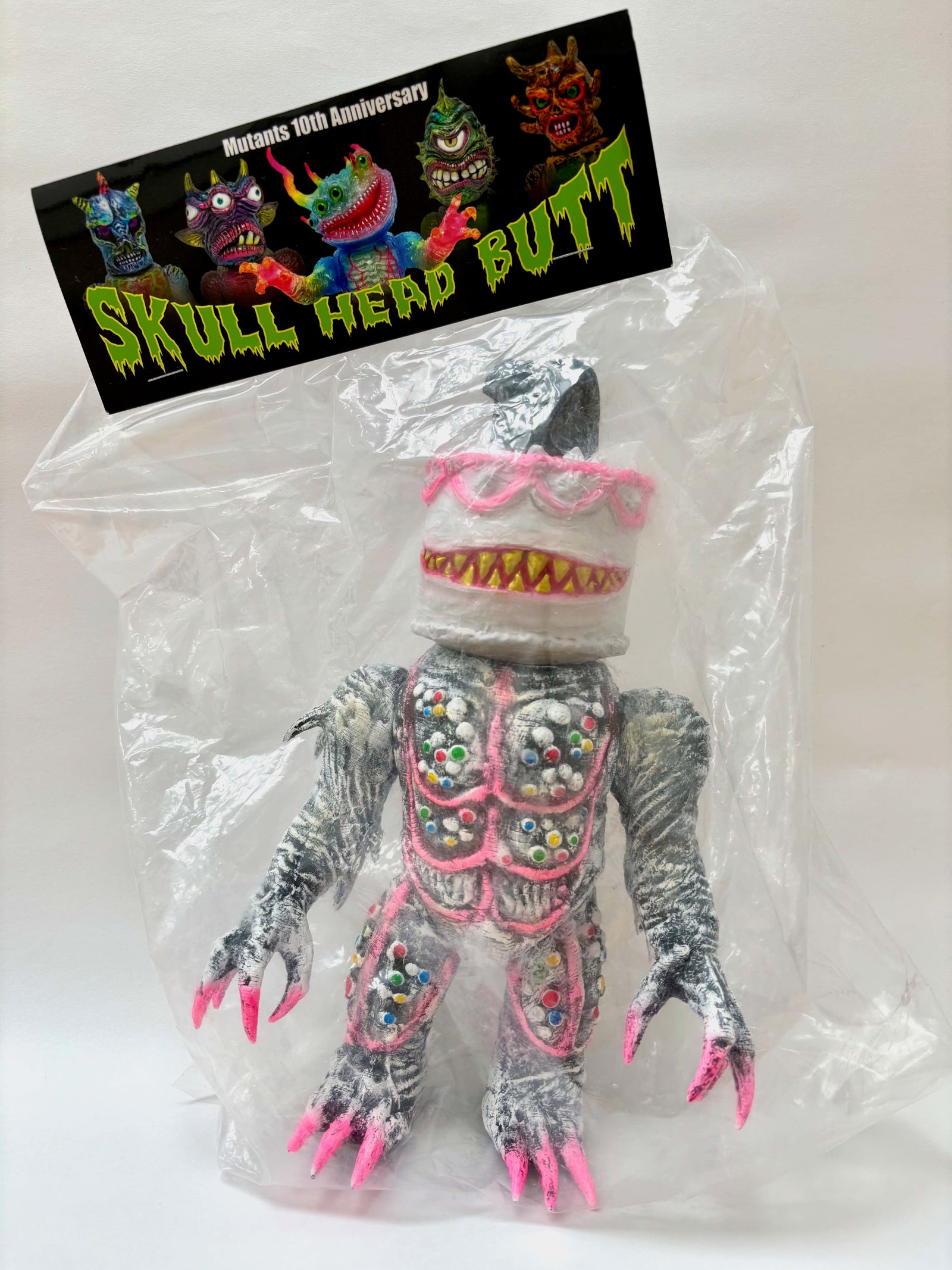 Skull Head Butt  Mutants 10th Anniversary Edition Soft Vinyl Figure*