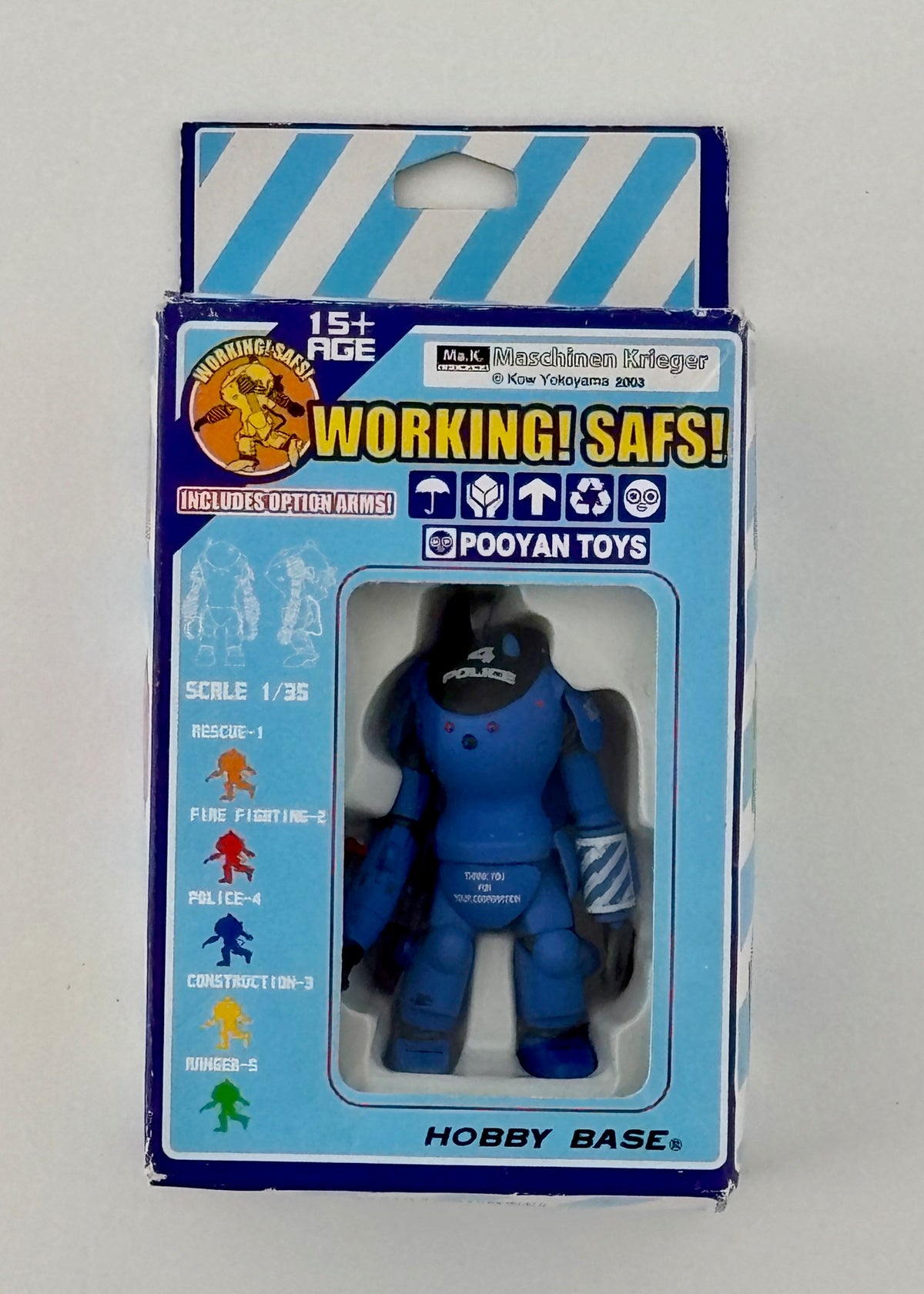 Hobby Base “Working! SAFS!” (Police-4) 1/35 Ma.K Maschinen Krieger Pooyan Toys*