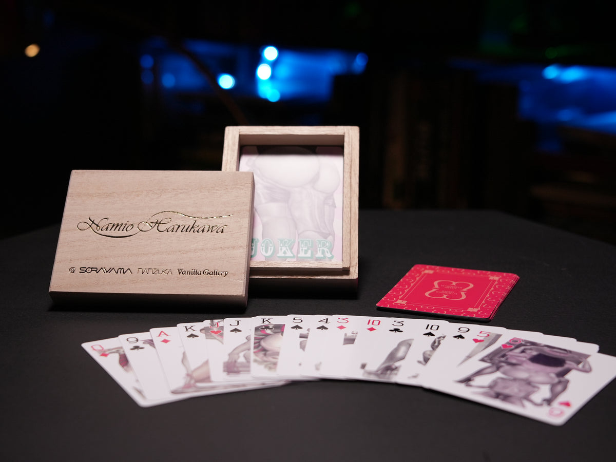 Namio Harukawa playing card produced and designed by Hajime Sorayama