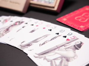 Namio Harukawa playing card produced and designed by Hajime Sorayama