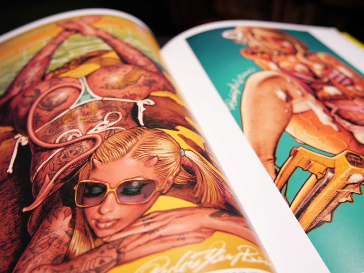 Hajime Sorayama, Rockin'Jelly Bean, Katsuya Terada "Tokyo Sweet Gwendoline" SIGNED BY SORAYAMA