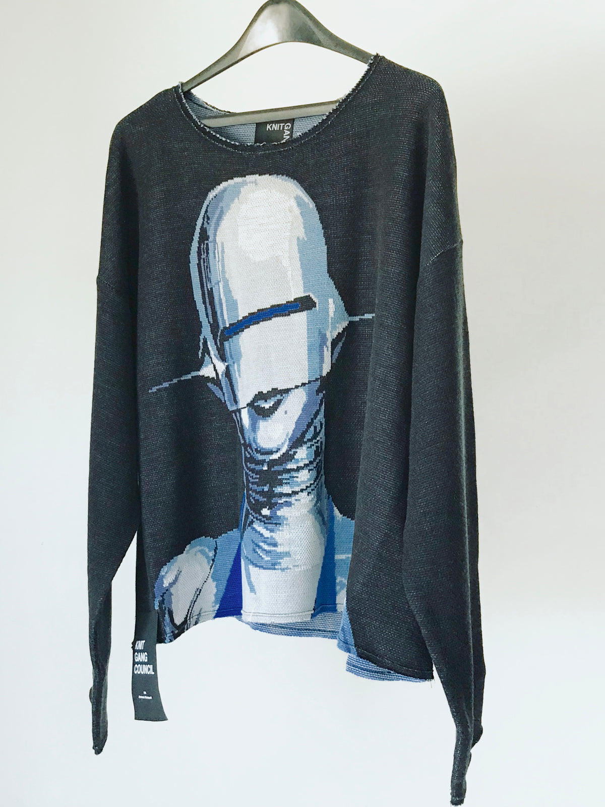 Hajime Sorayama Knit Shirt- KNIT GANG COUNCIL CREWNECK SWEATER "SEXY ROBOT"