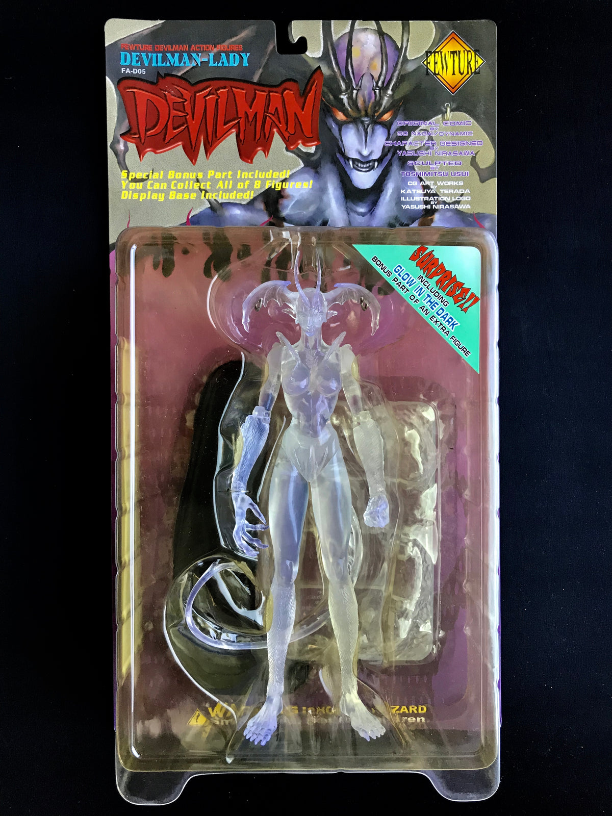 DEVILMAN-LADY  Fewture Devilman Action Figures Clear