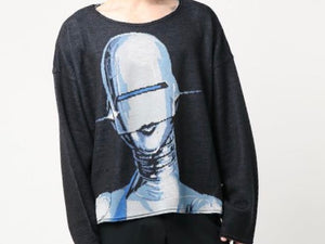 Sorayama Knit Shirt- KNIT GANG COUNCIL CREWNECK SWEATER "SEXY ROBOT"