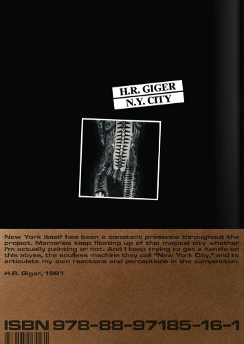 H.R. GIGER N.Y.CITY Facsimile Edition [1981-2021]