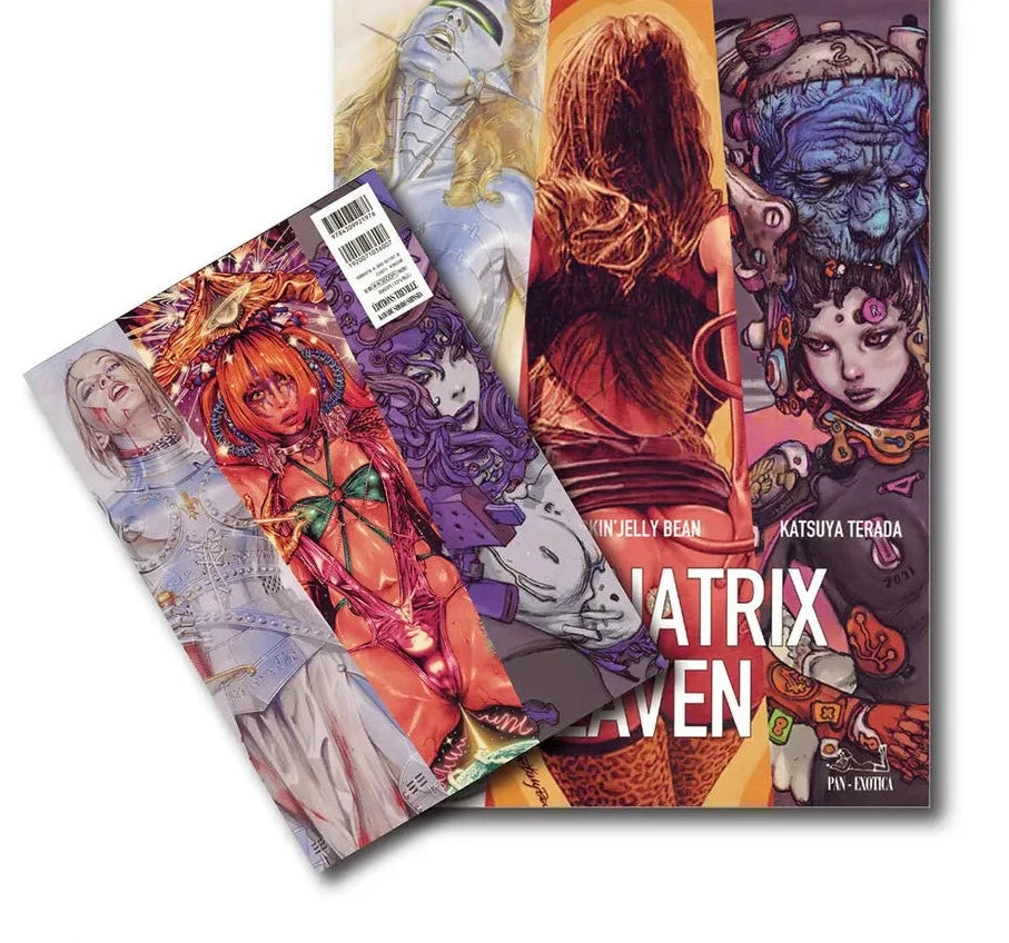 Hajime Sorayama, Rockin'Jelly Bean, Katsuya Terada "Dominatrix Heaven" SIGNED BY ALL THREE ARTISTS with a T-shirt